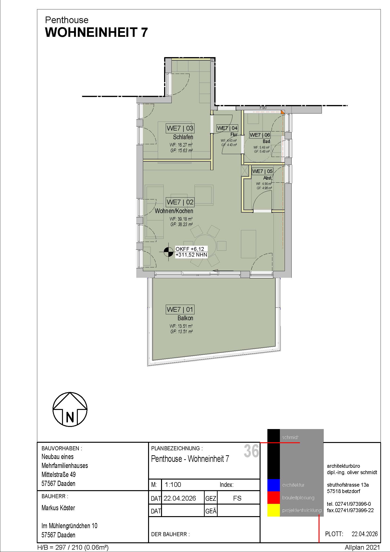 WE 7 Grundriss